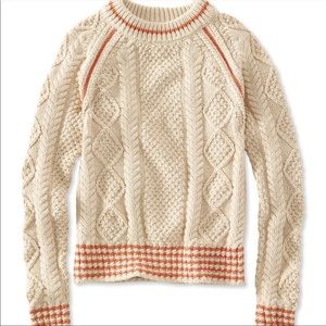 LL Bean Signature Cotton Fisherman Sweater